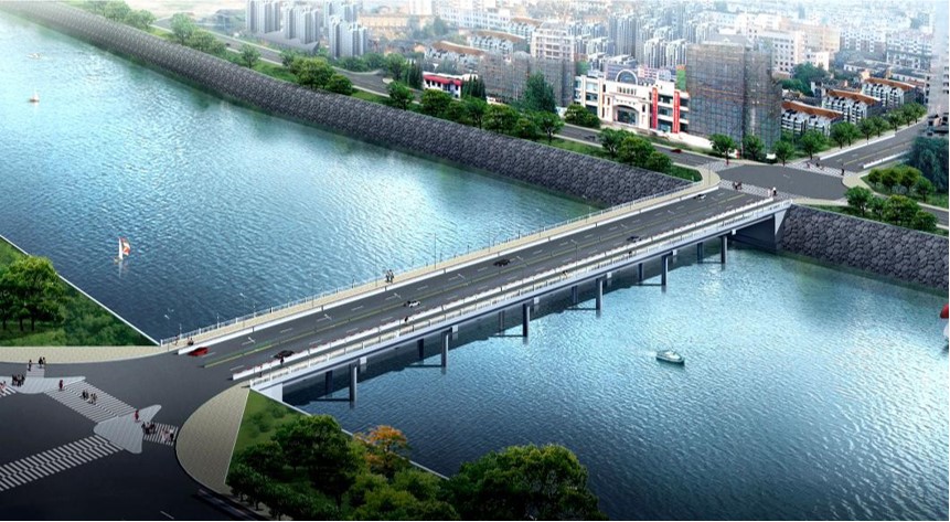 林后大橋及其延長(zhǎng)線、工業(yè)區(qū)主干道道路工程